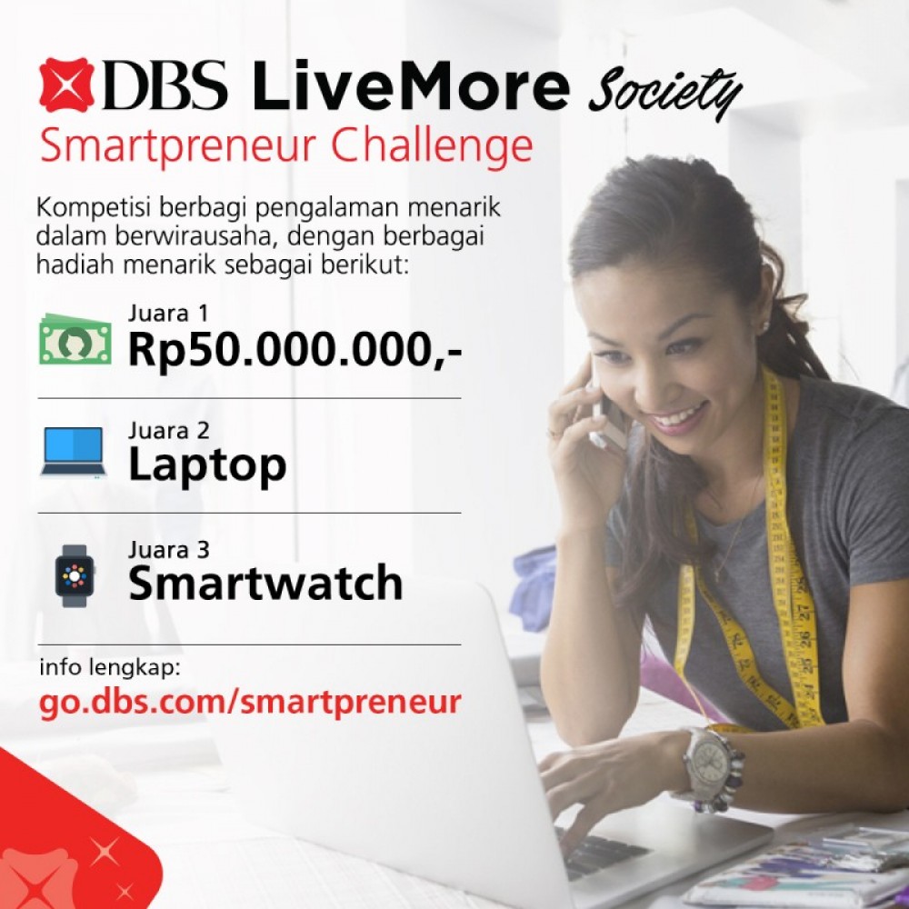 DBS Live More Society Smartpreneur Challenge | TopKarir.com